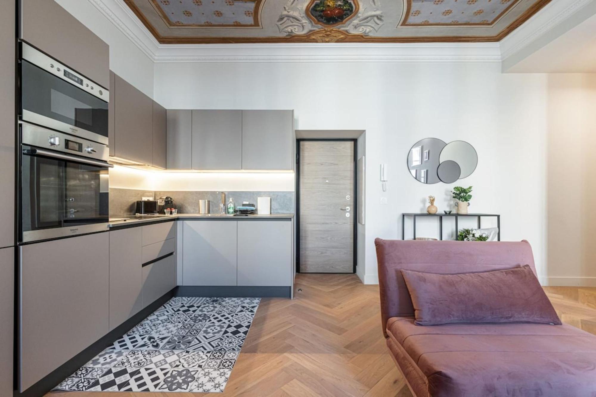 Philibert - Traditional Apart With Historical Fresco 尼斯 外观 照片